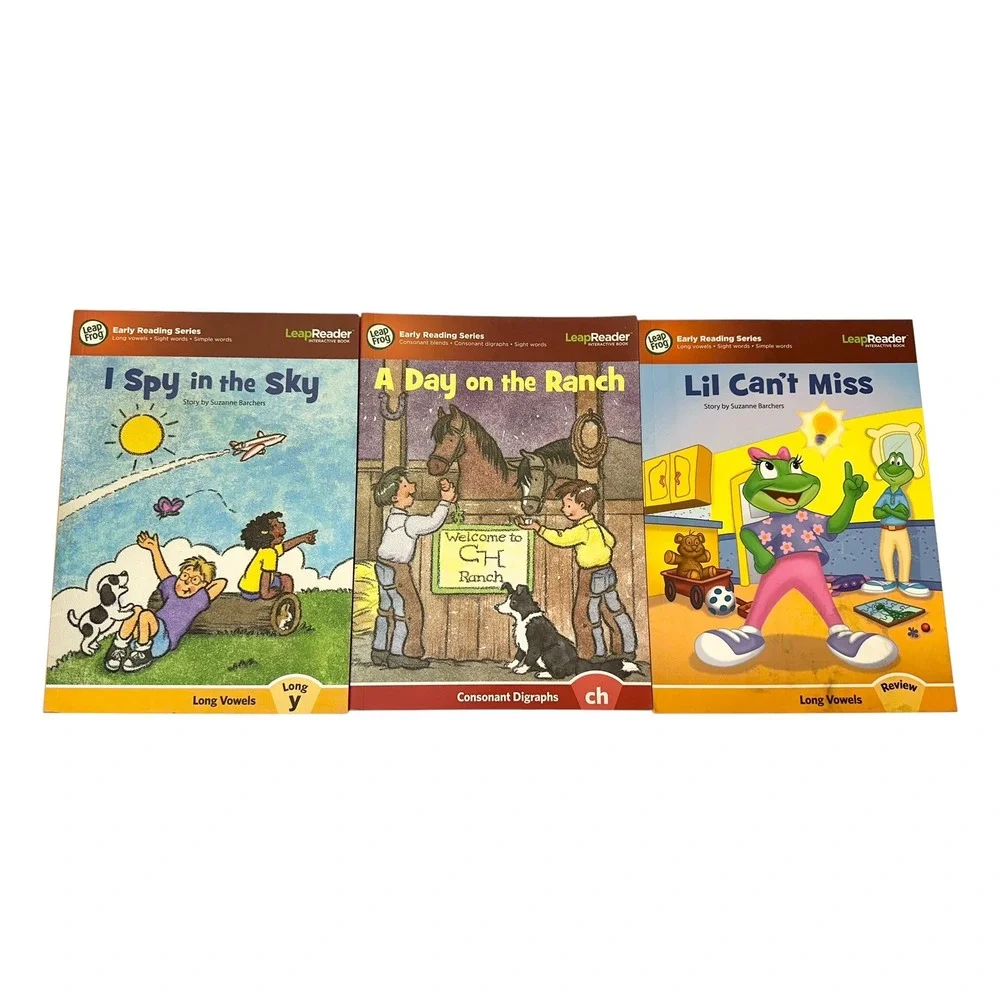 LeapFrog Leap Reader Tag Pen 24 Books Lot Solar System Map Disney Pixar Phonics